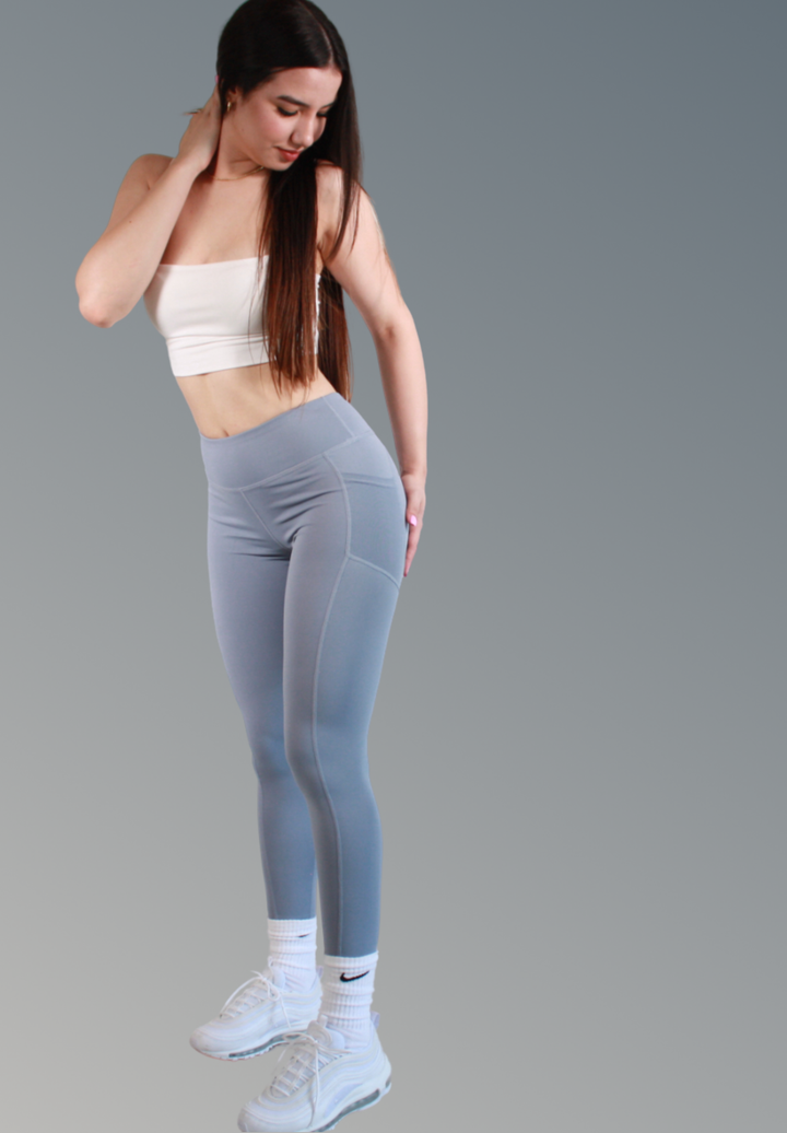 4 Way Stretch Leggings - Gray